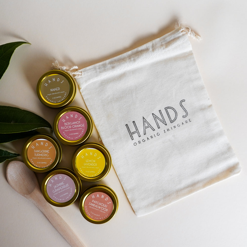 Vegan Deodorant Cream Sample Set