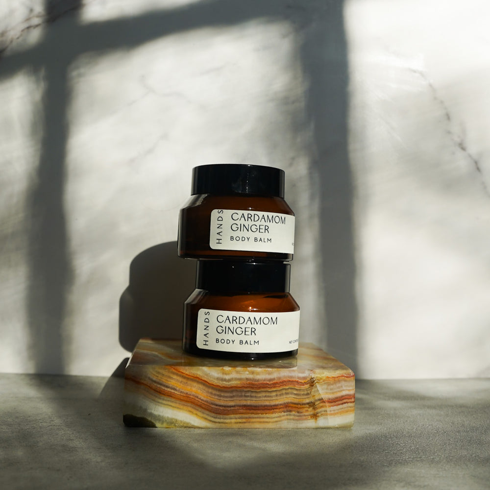 
                      
                        Cardamom Ginger Infused Body Balm
                      
                    